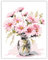 TARATH Malen Nach Zahlen Rosa Blume, DIY Handgemalt Ölgemälde Leinwand Kits, Anfänger Erwachsene Paint by Numbers Malen Nach Zahlen zur Heimdekoration, Kein Rahmen (40x50cm)
