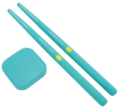 Baguettes de Batterie à Air, Batterie de réalité Virtuelle électrique Somatosensorielle avec Effets D'éclairage Colorés, Baguettes de Batterie électroniques à Air Portables,