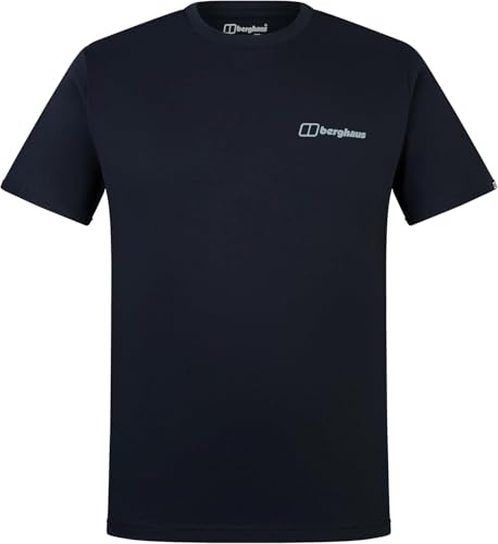 Berghaus Grappled T-Shirt für Herren, Black/Black, S