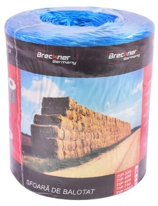 BRECKNER GERMANY Spago Agricola per Rotopressa T 400 da 5 kg, Blu, 1 metro