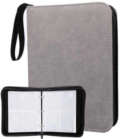 Sammelalbum mit 400 Pockets - Photocard Binder, Card Binder, Universal Sammelalbum für TCG, Fußball & Sportkarten, Inkl. Schutzfolien für Sammelkarten aller Art