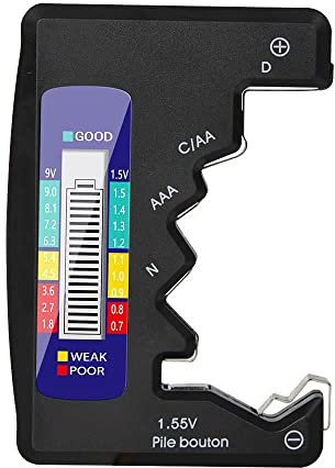 BT-886 Portable Battery acity Indicator Compact Size Lithium Battery Level Tester Digital Display Battery Voltage Meter Battery Volt Monitor Detector