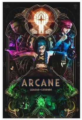 HACERR Riot Arcane Poster auf Leinwand, Schlafzimmer, Dekoration, Landschaft, Büro, Raumdekoration, Geschenk, 20 x 30 cm