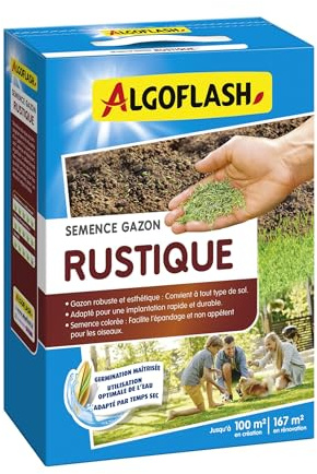 Algoflash Semence Gazon Rustique - 2,5 Kg
