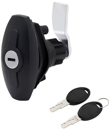 MTSmart Cerraduras para autocaravanas, con mango en T, juego de cerradura con llave, cerradura de puerta de garaje para autocaravana, remolque, caravana, barco, cerradura para caja de herramientas