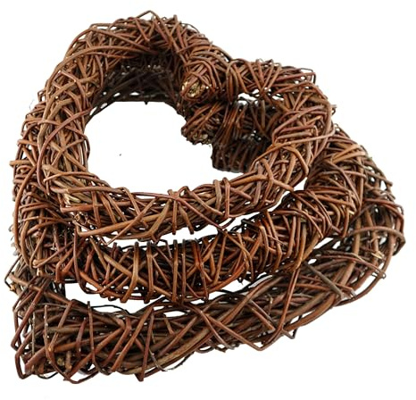 Weidenkranz dunkel Weide Kranz Türkranz Dekokranz Kränze Dekorationskränze Herz (30 x 35 cm)