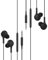 Lot de 2 écouteurs jack 3,5 mm avec fil micro pour téléphone compatible avec Samsung Ordinateur Android Oreillette Ear Bruit Headphones Audio Câble audio Musique Sport Headset PC PS4 MP3 Connecto