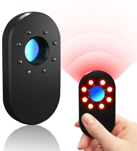 Wanzen Detektor, Versteckte Kamera Detektoren, Hidden Camera Detector, 720H Standby-Zeit Hidden Camera Finder, mit Infrarot Scanner, für Hotel, Heim, Büro, Reisen, Auto, Badezimmer, Umkleideräume