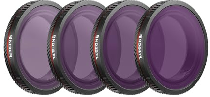 Freewell Bright Day Filter Kit for DJI Osmo Nano | ND8/PL, ND16/PL, ND32/PL & ND64/PL Filters