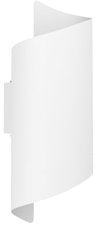 EGLO LED Wandleuchte außen Montarello, Wand Außenleuchte | Außenlampe mit Dip Switch, Metall in Weiß, wamrweiß, neutralweiß, kaltweiß, IP44