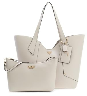 GUESS Shopper Darcy 2 in 1 Tote Stone hellgrau