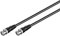 Goobay 50088 BNC Kabel RG58 Koaxialkabel 10m / BNC Stecker auf BNC Stecker / 50 Ohm Koaxial Kabel / Schwarz geschirmt BNC Verlängerungskabel 10m