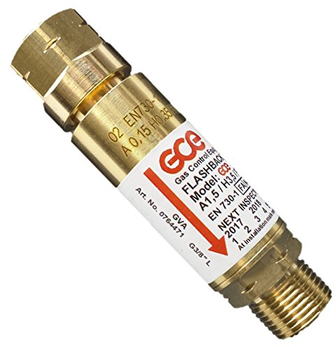 GCE Gas Control Equipment SG3 A 3/8 LH Sicherheitsventil Rückschlagventil
