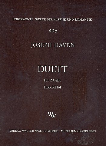Duett Hob.XII:4: für 2 Celli Stimmen