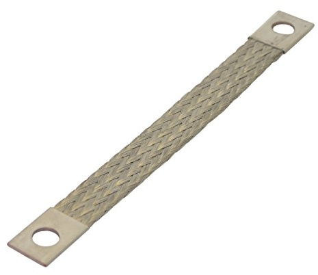 Intratec Masseband 100mm 50mm² (1 Stück) verzinnte Enden mit Lochdurchmesser 11mm – Hochwertiges & flexibles Kabel aus Kupfer – EN1652 & EN13602 sicher – Perfekt für KFZ & Motor