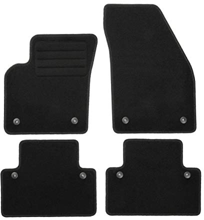 TEXER Textil Fußmatten Passend für Volvo V50 I Bj. 2004-2012 Basic