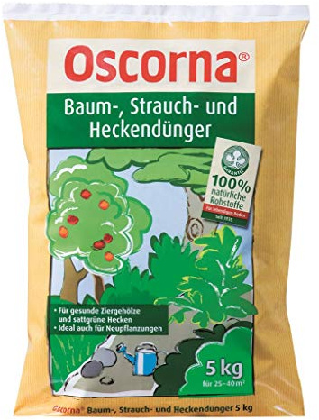 Oscorna Baum Strauch und Heckendünger 5 Kg Beutel organischer NPK-Dünger 3,19 EUR/1 Kg