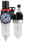 Nikou Compressore Aria Filtro, Aria Twin Source Trattamento con valvola di Regolazione Olio e Acqua 1/4 NPT
