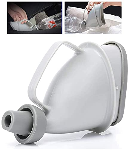 Dispositivo Portatile per orinatoio - Toilette Mobile Femminile e Maschile per Viaggi e Campeggio - Imbuto per Dispositivo di minzione in Piedi Seduto di Emergenza (3 Pezzi)