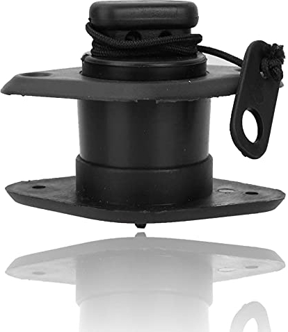 DAUERHAFT Ablassventil, langlebiges PVC Ablassventil Steckerkit, mit Seil, Scupper Ventil Kit, Bootszubehör, Inline Rückschlagventil, für Kajak, Schlauchboot, Schlauchboot aus Gummi