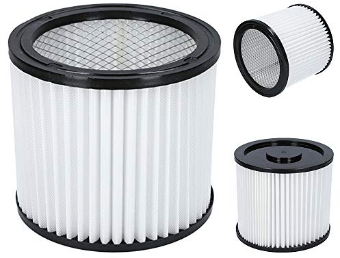 3 Lamellenfilter geeignet für Aquavac Nass- & Trockensauger. Auch passend für AEG, Güde, Lavor, Metabo, Rowenta, Tarrington-House, Variolux und einige Parkside Industriesauger