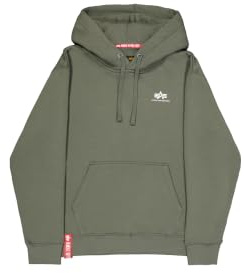 Alpha Industries Herren Basic Small Logo Hoodie
