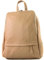 modamoda de T138 Damen Leder Rucksack Handtasche handmade in Italy, Farbe:Beige2021