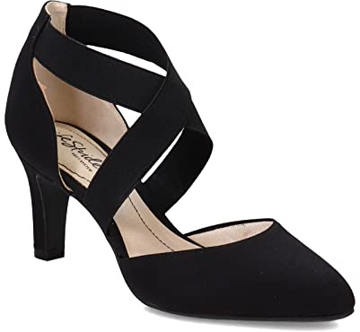 LifeStride Womens Gallery Pump, Black, 5 US