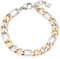 JEWELS BY LEONARDO Tricolore Armband aus Edelstahl 1 Stück, Statement Glieder-Armband roségold gold silber, tricolor Gliederarmband, Damen Modeschmuck, 022069