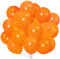 LUKIUP Orange Luftballon Halloween-Kürbisfarbe, 100 Stück 10 Zoll Orange Latex Ballons, Orange Ballons Partydekoration Geeignet für Halloween Graduierung Karneval Thema Party