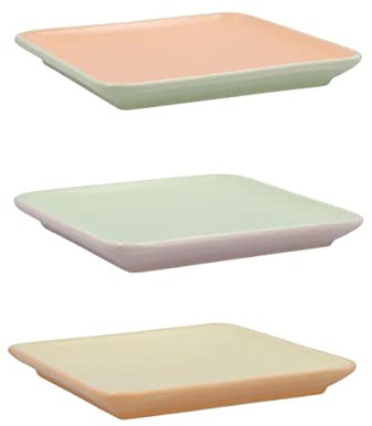 Quid Vitamina Bandeja Cuadrada Surtida Porcelana 15x15cm