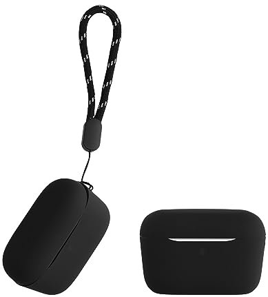 kwmobile Case Compatible with Anker Soundcore A20i Case - Silicone Cover Holder for Earbuds - Black