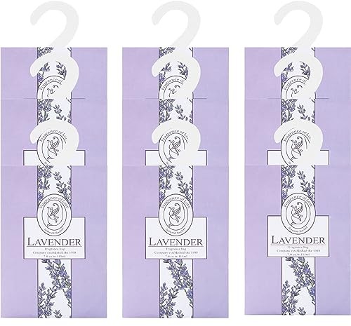 9PCS Sachet Armoire Parfumé, Sachet Parfumé Armoire Sent Bon Maison, Parfum d Ambiance Maison Parfum d'intérieur, Desodorisant Vetement Armoire, Sachets Lavande Placards Parfum Voiture (Violet)