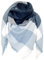 FIFTHAVE Schal Damen Scarf Women Tuch Schal Winterschal Karo Herbst Strickschal Weich Warmer Deckenschal Poncho Cape Herbstschal Dreieckstuch Hellblau