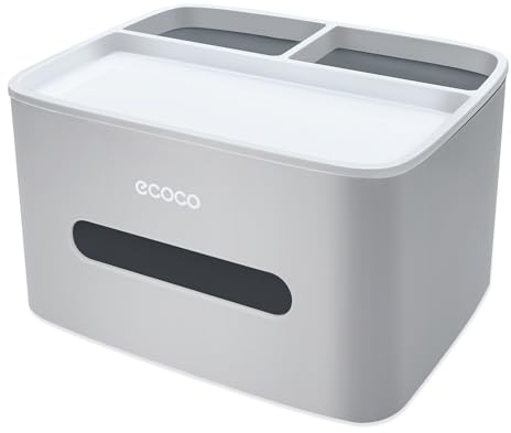Soporte multifuncional para caja de pañuelos, cubierta de caja de pañuelos con almacenamiento, caja de almacenamiento de escritorio, dispensador de pañuelos adecuado para mesita de noche, tocador,
