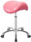Antlu Sattelhocker Rollstuhl für Massage, Klinik, Spa, Salon, Schneiden, Sattelrollhocker mit Rollen, höhenverstellbar (Rosa)