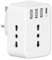 HANYEAL Adattatore Presa Inglese,Adattatore Presa Inglese a Spina Italiana, Adattatore UK per Gran Bretagna, Qatar, Irlanda, Gambia, Adattatore Prese Inglesi 3120W,con 3 Presa Schuko & 4 Porte USB