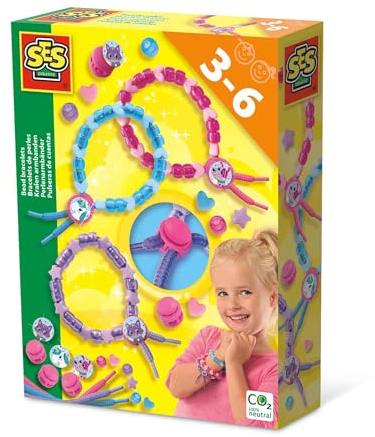 SES Creative 14047 Stars Perlenarmbänder, diverse Farben