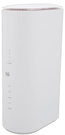 Router 5G Portatile, Dispositivi Hotspot Mobili WiFi CPE Dual Band 6 con 8 Antenne Ad Alto Guadagno, Router WiFi Portatile Gigabit Ethernet con (Spina europea 110-220 V)