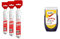 fischer Reparaturspachtel im 3er Pack, fertige Spachtelmasse in Naturweiß & Molto S.O.S easy Wandfarbe 30ml, weiss