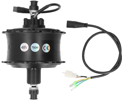 Gugxiom 48 V 750 W Radnabenmotor, 430 U/min IP65 Wasserdichter Elektrischer Radnabenmotor, 35–40 Km/h Bürstenloser Elektrischer Fahrradnabenmotor für 20/26