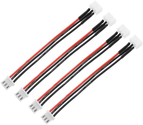 QUARKZMAN Akku-Balance-Stecker-Verlängerungskabel 2S für RC-Autos, Flugzeuge, Fernsteuerung, 4 Stück