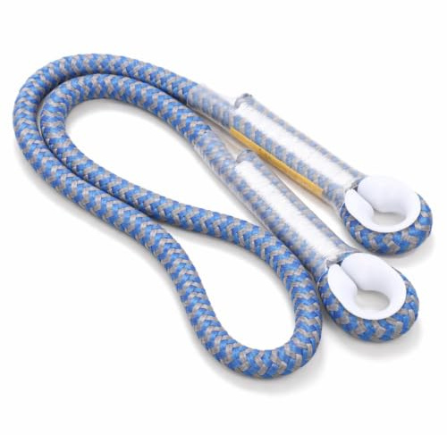 22KN Eye To Eye Pre-Sewn Rock Climbing Rope Dia 8mm/0.3in Tree Climbing Gear Prusik Rope Arborist Rope Climbing Gear Lanyard for Safety Rappelling Abseiling, 80cm