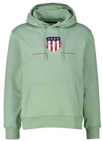 GANT REG Archive Shield Hoodie, Kalamata Green, XXL