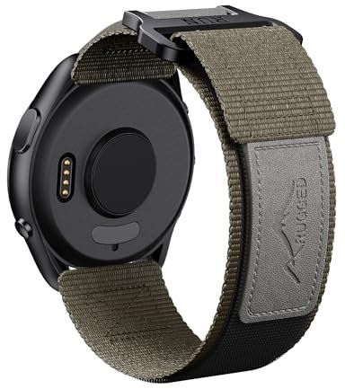 Correa para Huawei Watch GT4/GT3/GT2/GT3 Pro/GT5/GT5 Pro 46mm, Garmin Vivoactive 4, Venu 2/3, Samsung Galaxy Watch 3 45mm/Gear S3 Classic - 22mm Banda Deportiva (Gris/Marrón)