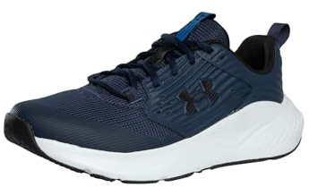 Under Armour Men's Charged Commit Training 4, Comfortable and Durable Men's Runners, Running Shoes with Charged Cushioning® Midsole,Washed Navy / Distant Gray / Black,10