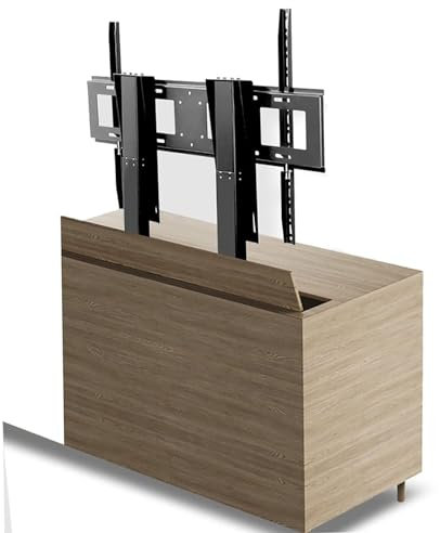 IATUPKE TV Monitor Wall Mount,TV Wall Mount,TV Floor Stand - Adjustable TV Mount Bracket - Tv Motorized Lift, Tv Lift Mechanism with Remote, Dual Motor Lift Stroke 150cm/59.0inch, for 55
