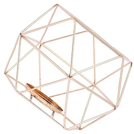 MAGICLULU Aromatherapy Candle Decoration Rose Gold Candle Holder Taper Candle Holder Votive Candle Holder Rose Gold Candles Votive Candle Stand Mantel Tealight Holder Table Candles Iron