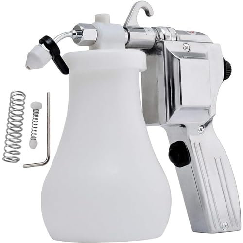 Pistola de limpieza textil – Pistola de limpieza eléctrica de 40 W con ajuste de presión para serigrafía – Pistola de eliminación de manchas de alta presión con mango ergonómico