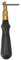 Zgehnao Leather Working Groover Edger Tool Wood Handle Trencher/Single Functions